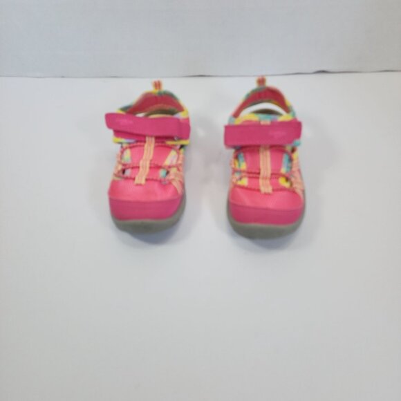 ❤️2/$15 Oshkosh Pink Girl Child Toddler Sandal Size 9 - Picture 3 of 8